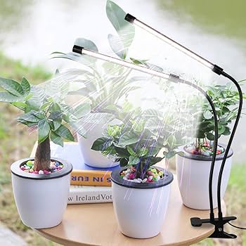 15W植物育成ライトGrowLight 6000K 2個　ライトクリップ2個 15W植物育成ライトGrowLight 6000K ライトクリップ - メルカリ